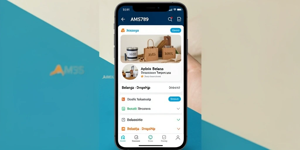 Tampilan antarmuka aplikasi AMS789 yang sederhana dan fungsional.