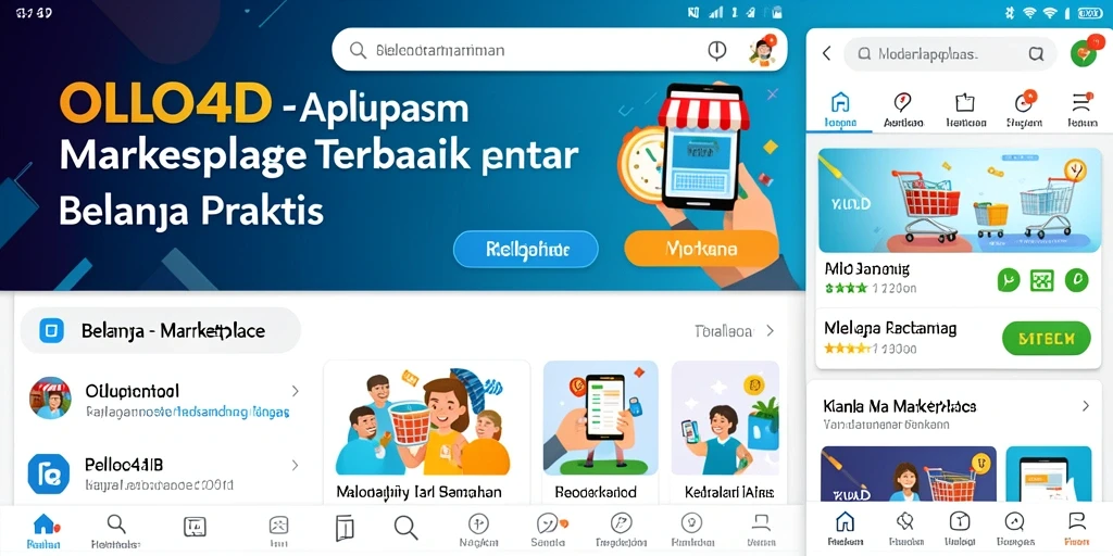 Tampilan antarmuka utama OLLO4D untuk belanja yang mudah dan cepat.